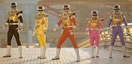 Gold Armored Space Rangers