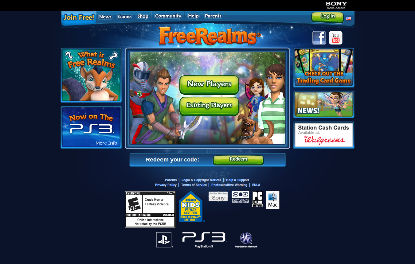PlayStation 3 gets free-to-play MMO, FreeRealms – Digitally Downloaded