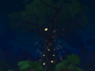 World Tree at night.