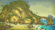 Concept art of Seaside by Edwin Rosell.