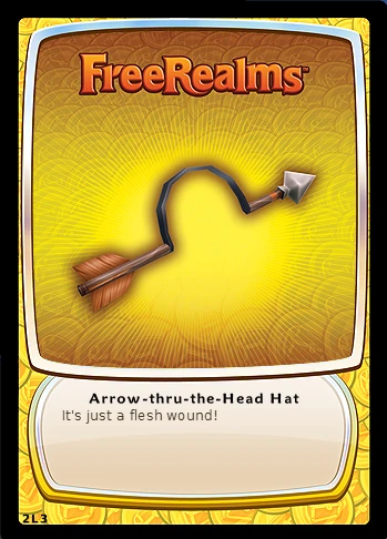 Arrow-thru-the-Head Hat | FreeRealms Wiki | Fandom