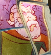 An unnamed male dwarf depicted in one of the Memorial Caverns murals.