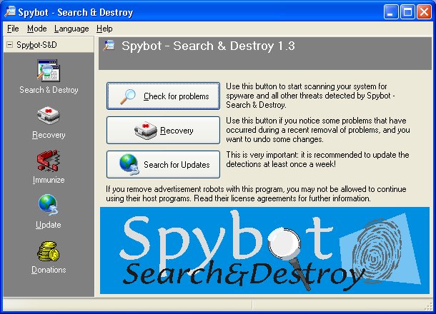 spybot free antivirus download