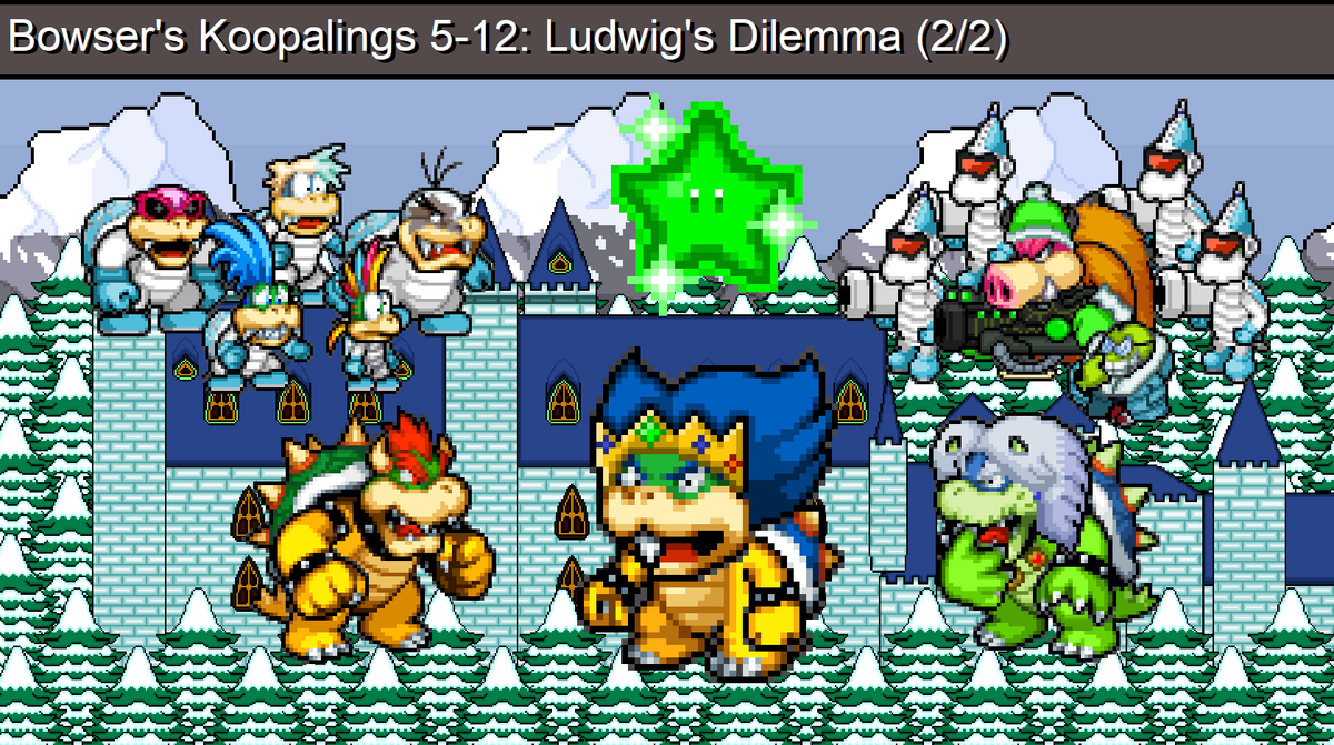 Дилемма 2. Bowser Jr and Koopalings.