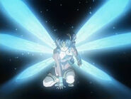 Rana's "Holy Gates" powering up during a fight.