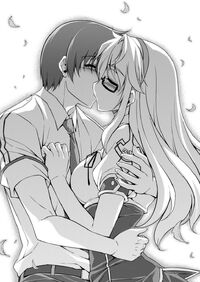 Satellizer and Kazuya kiss for the first time