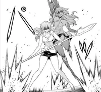 Amelia and Isuzu begin their brief duel.