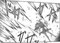 Lucy fends off her sisters.