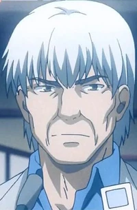 Dr. Gengo Aoi, as he appears in the anime.