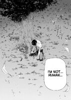 Kazuya believes he's not human