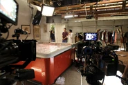 Behind the scenes