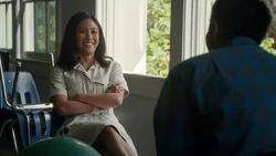 Jessica smiles proudly at Eddie