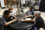 Behind the scenes