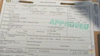 Jessica's Visa application