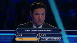 Louis correctly answers his first question