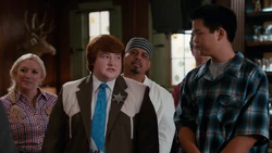 "We're gonna have to send a rescue team to get this guy outta your dad's ass