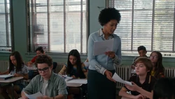 Zack gets his test back from Ms