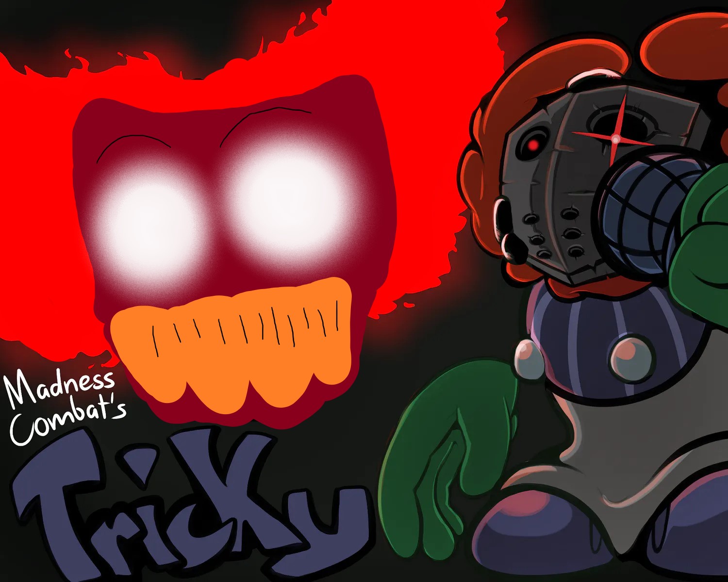 Tricky  Madness Combat Fanart by Toonikani on Newgrounds