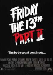 Friday the 13th Part 2 Cover