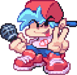 FNF Bf pixel hey animated