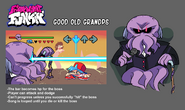 Concept art of a "Good Old Grandps" boss made by Sr Pelo.