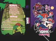 Back and front of the volume 1 cassette tape package.