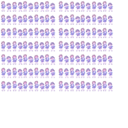 The Background Freaks' sprite sheet.