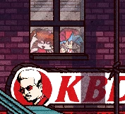 Boyfriend and Girlfriend in a room in Newgrounds Rushdown Rivals