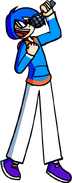 Derker's swag up pose