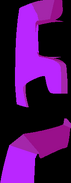 Ourple Guy on the title screen (Old)