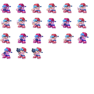 Pixelated Impostor Boyfriend Sprite Sheet