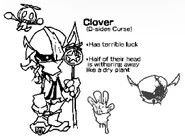 Another drawing, which includes some facts about Clover