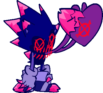 Piracy Sonic Left Pose Sticker - Piracy Sonic Left pose Third Party FNF -  Discover & Share GIFs