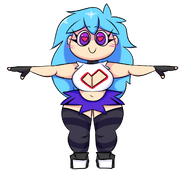 Ditto, but t-posing.