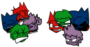 Made the Eddsworld crew (FNF online, Challeng-EDD) in their 2007