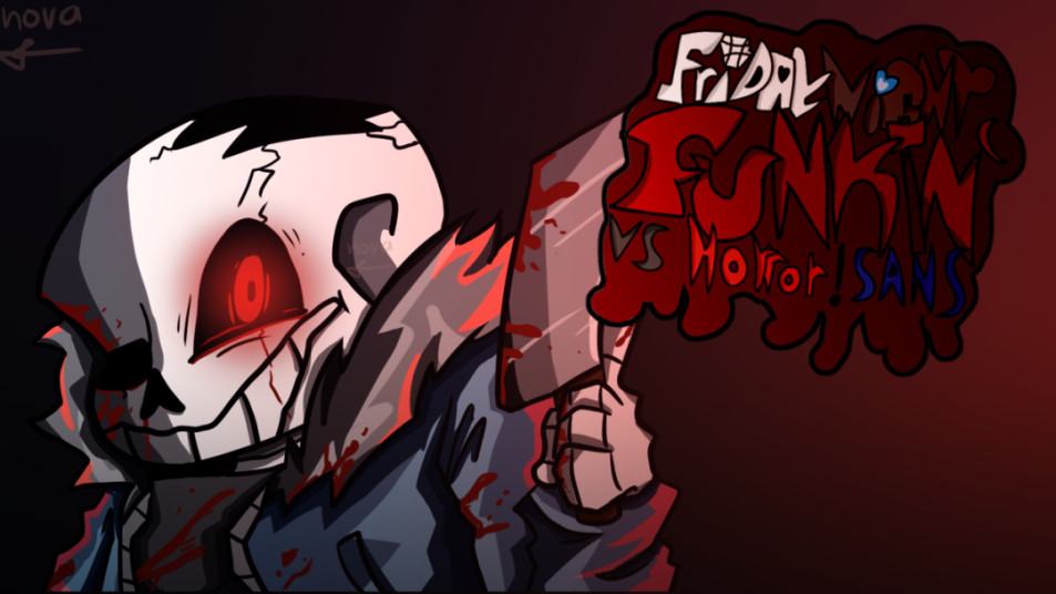 vs horror sans (fan-chart) [Friday Night Funkin'] [Mods]