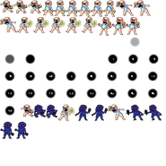 Playable Baby Blue Brother's spritesheet.