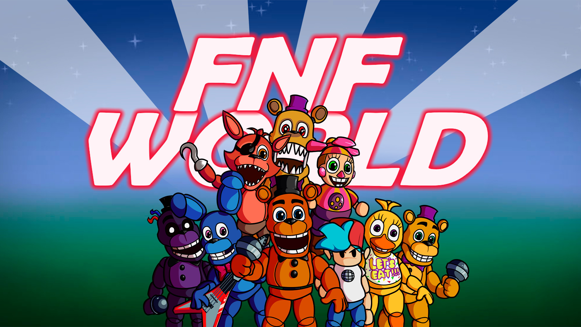 Fnaf World Mod] FNAF Security Breach ALL ADVENTURE ANIMATRONICS - FNaF Mods  