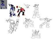 Some concept sketches for Minus Whitty