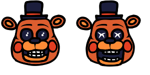 FNaF 2 icon but is Unwithered Golden Freddy instead Withered Freddy :  r/fivenightsatfreddys