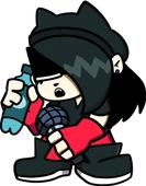 Static down pose (Flipped horizontally as opponent)