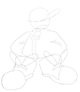 Mean Boyfriend "big shoe" artwork