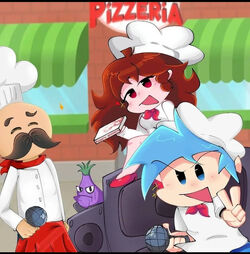 Papa's Funkeria on X: 🍕Help wanted for this delicious project from Papa's  Funkerias! (@FNFNewsAnnounc1 @News_Funkin). #fridaynightfunkin #fnfmod  #fnfmods #fnf #fridaynightfunkinmod #newgrounds #papalouie #fliplinestudios  #flipline #PapasFunkeria