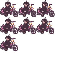 Tank bike sprite sheet 2