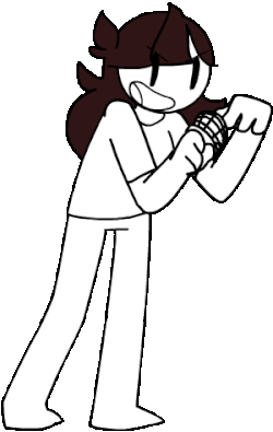 Exe 🐷🎗 on X: Jaiden Animations with her new sword x) #jaidenanimations  #jaidenanimationsfanart @JaidenAnimation  / X