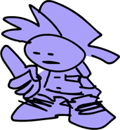 Static left miss pose