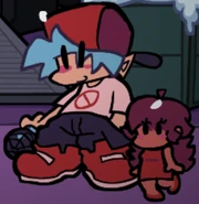 Teaser of Boyfriend in his normal outfit, and a GF pet.