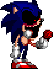 Pixilart - Sonic Exe fnf idle by undervoider