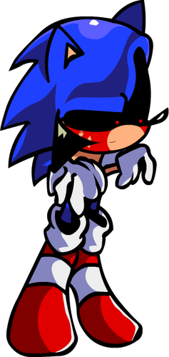 goofy ahh sonic exe pose