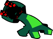 Glitchy Static Left pose